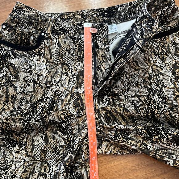 Newport News Pant Size 4 Textured Print Jeans - Picture 9 of 10